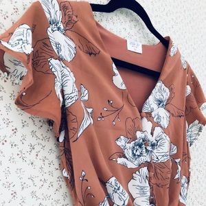 XS Floral Romper